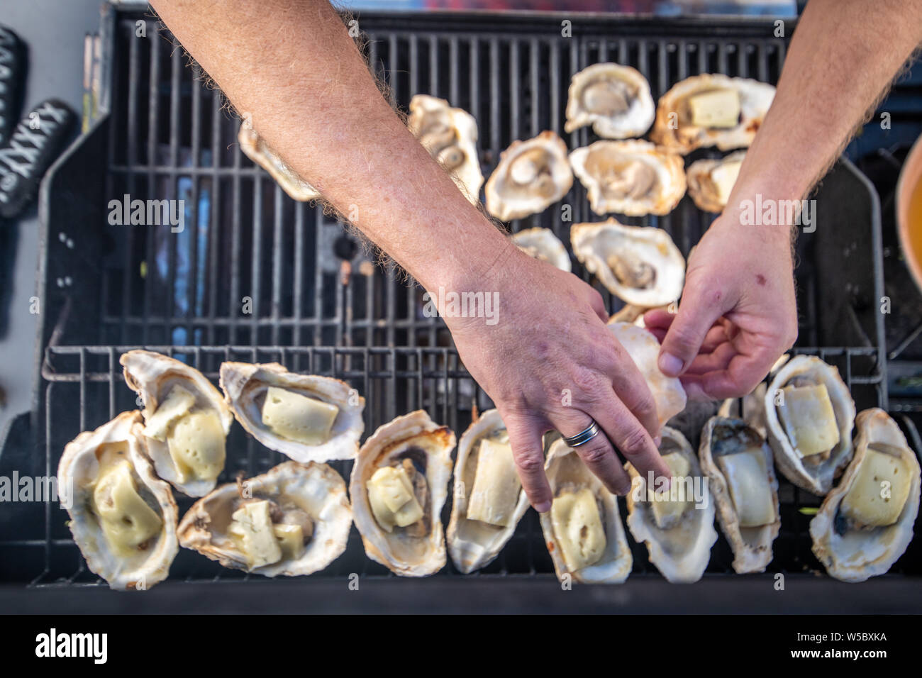 US National Oyster Festival in St. Mary's County MD Foto Stock
