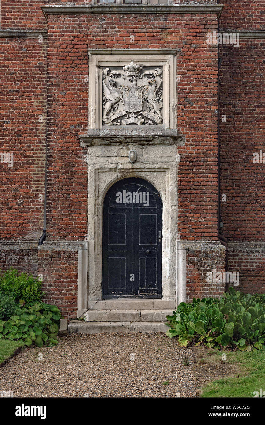 Porta laterale a Cobham Hall Foto Stock