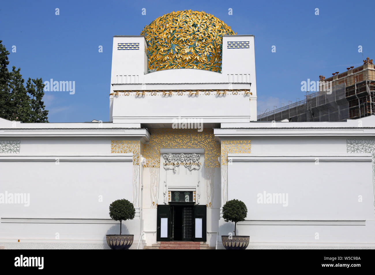 Vienna Secession Museum building Austria Foto Stock