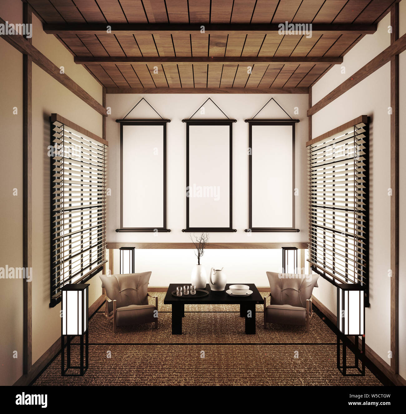 Traditional japanese living room immagini e fotografie stock ad alta  risoluzione - Alamy