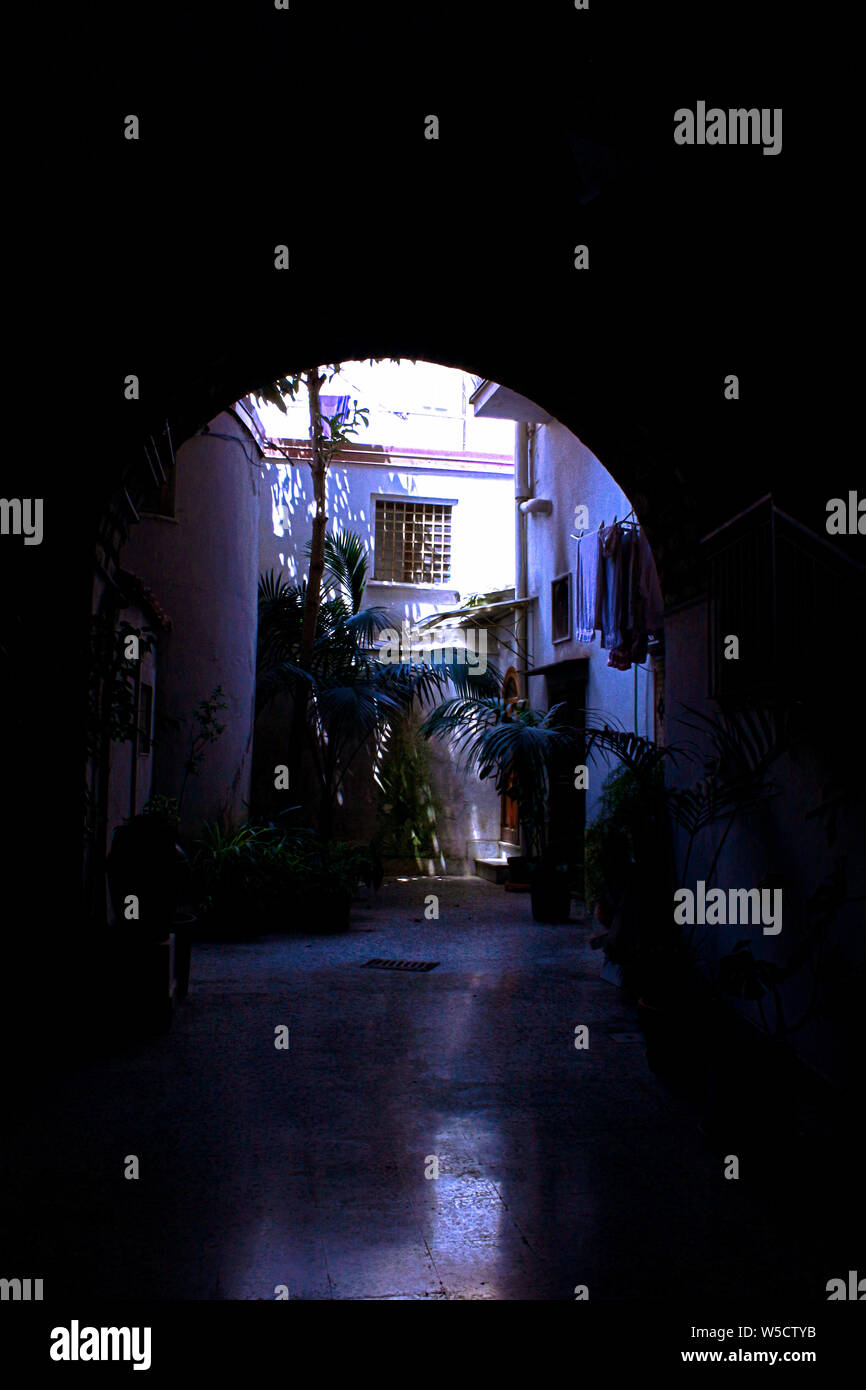 Cortile segreto Foto Stock