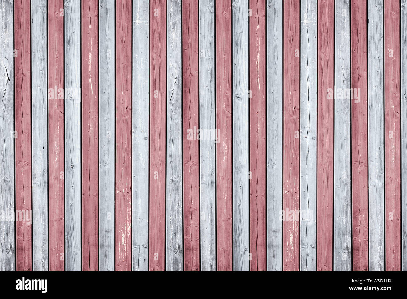 Asse di legno muro sfondo, rossa e bianca a strisce di legno sullo sfondo della scheda Foto Stock Asse di legno muro sfondo, rossa e bianca a strisce di legno sullo sfondo della scheda Foto Stock