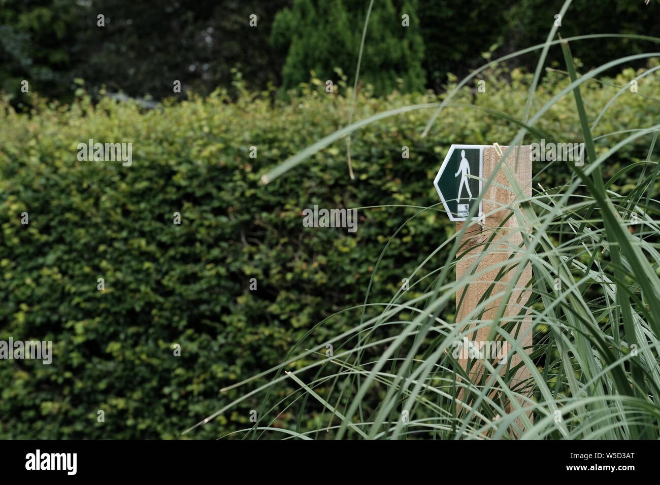 Stili di diritti pubblici di modo, sentiero pubblico. Foto Stock