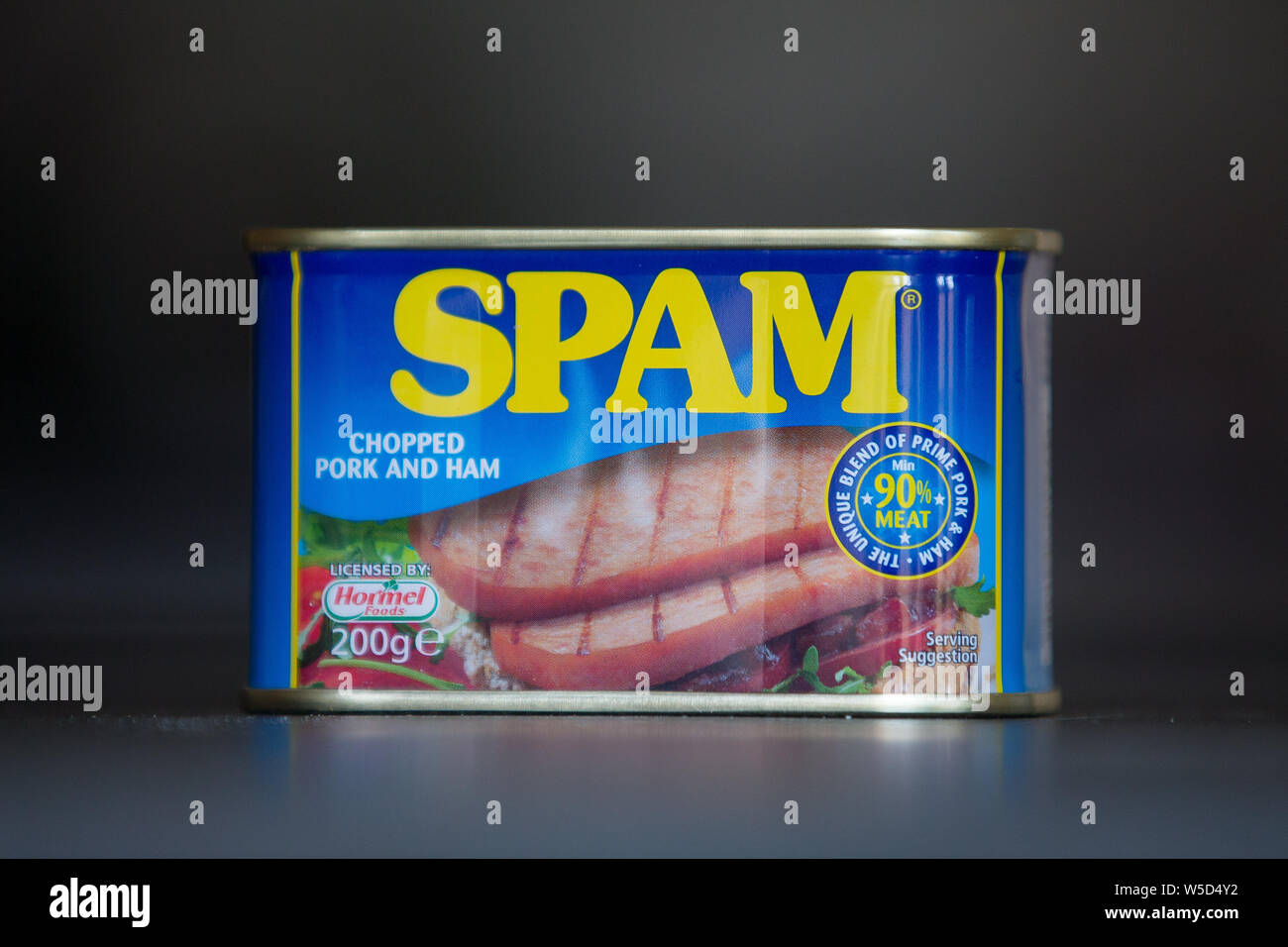 Una lattina di spam Foto Stock