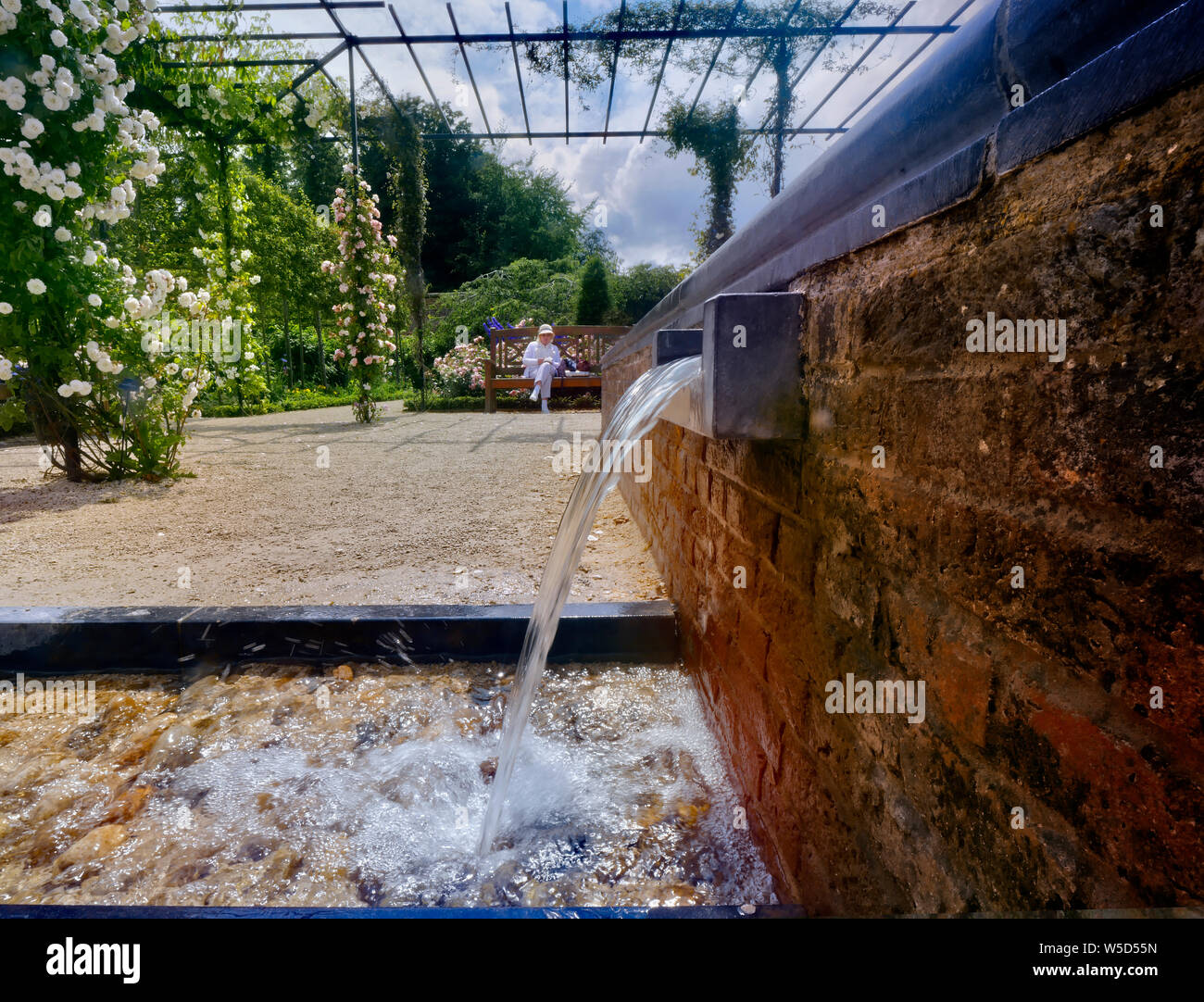 Il giardino a Alnwick, Northumberland, Regno Unito Foto Stock