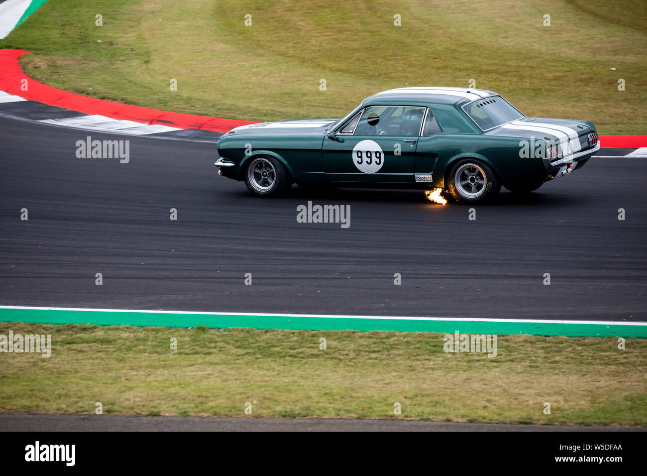 Qualifica: Transatlantic Trophy per pre '66 Touring Cars a Silverstone Classic Foto Stock