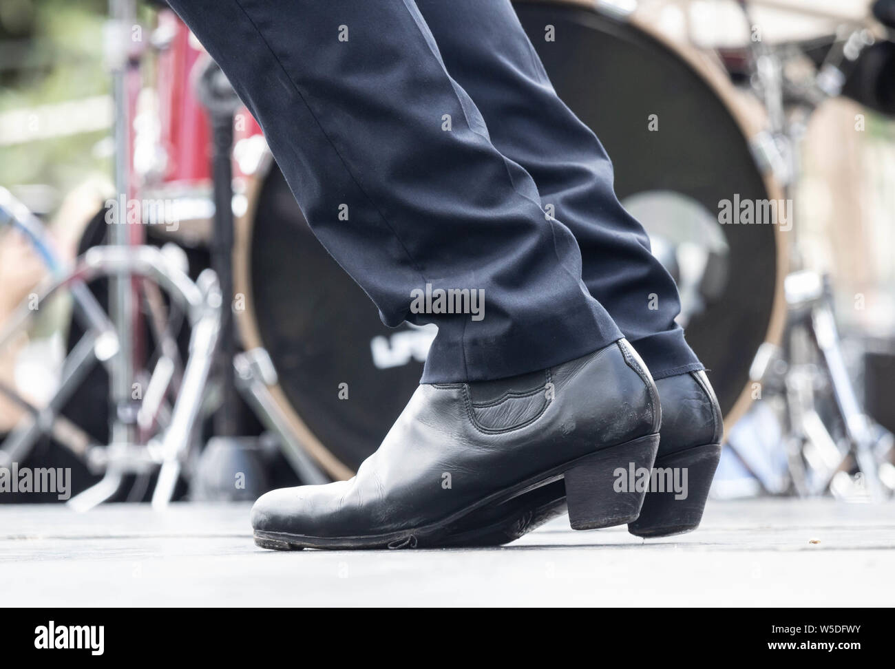Giovane maschio ballerina di flamenco in Spagna. Foto Stock