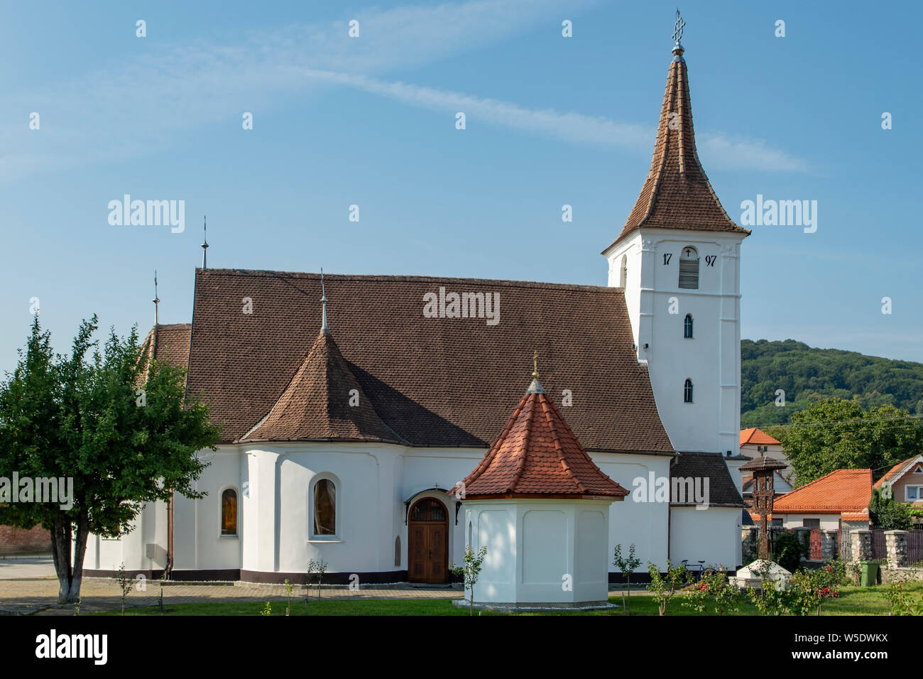 Chiesa della Madre di Dio nella Chiesa, Sighisoara, Romania Foto Stock