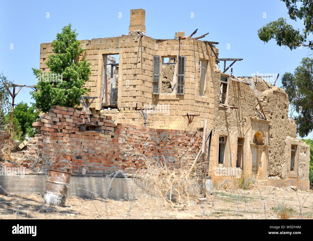 Edificio storico di Cipro Foto Stock