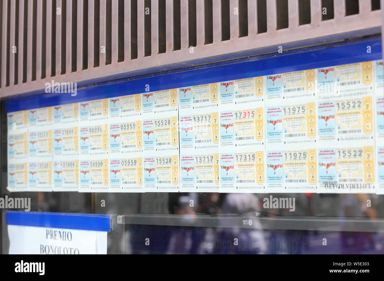 Lotteria Spagnola Madrid Spagna Foto Stock
