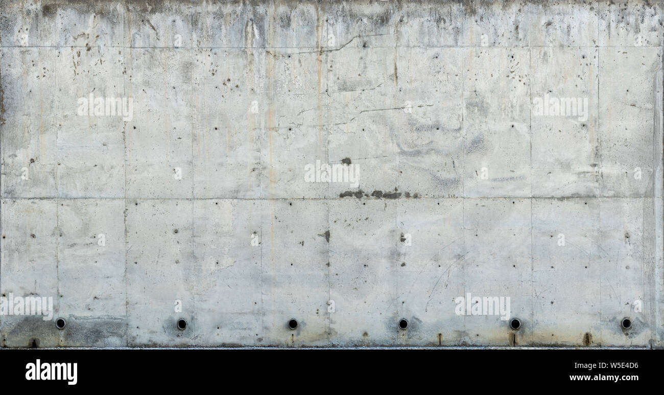 Calcestruzzo vecchio muro ad alta risoluzione texture Foto Stock