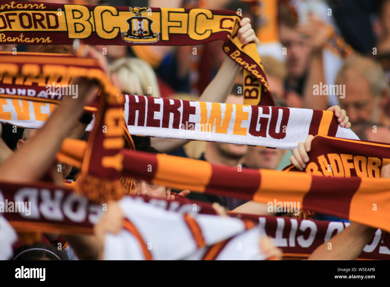 Il 14 luglio 2019, Nord Spot Stadium, Bradford, Inghilterra; Pre-Season amichevole , Bradford City v Liverpool ; credito: Craig Milner/News immagini English Football League immagini sono soggette a licenza DataCo Foto Stock