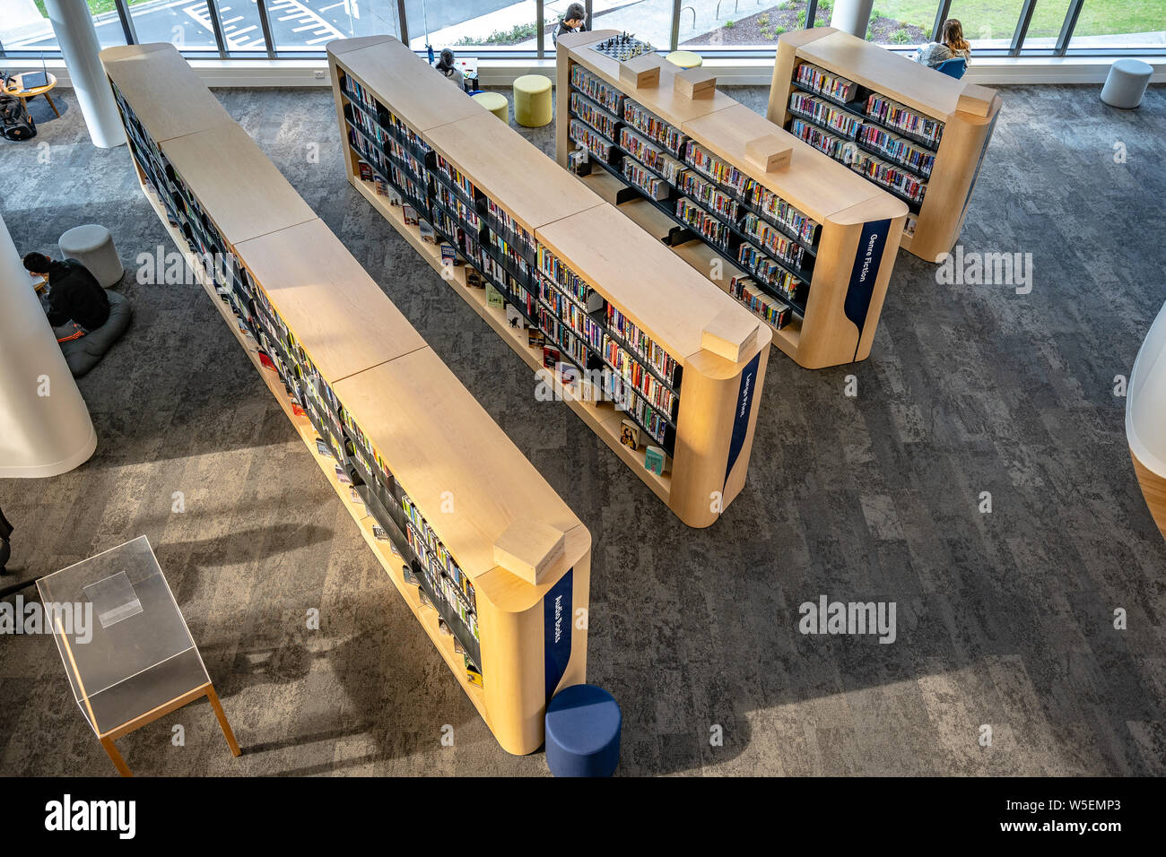 Melbourne, Australia - Bunjil posto interno della libreria Foto Stock