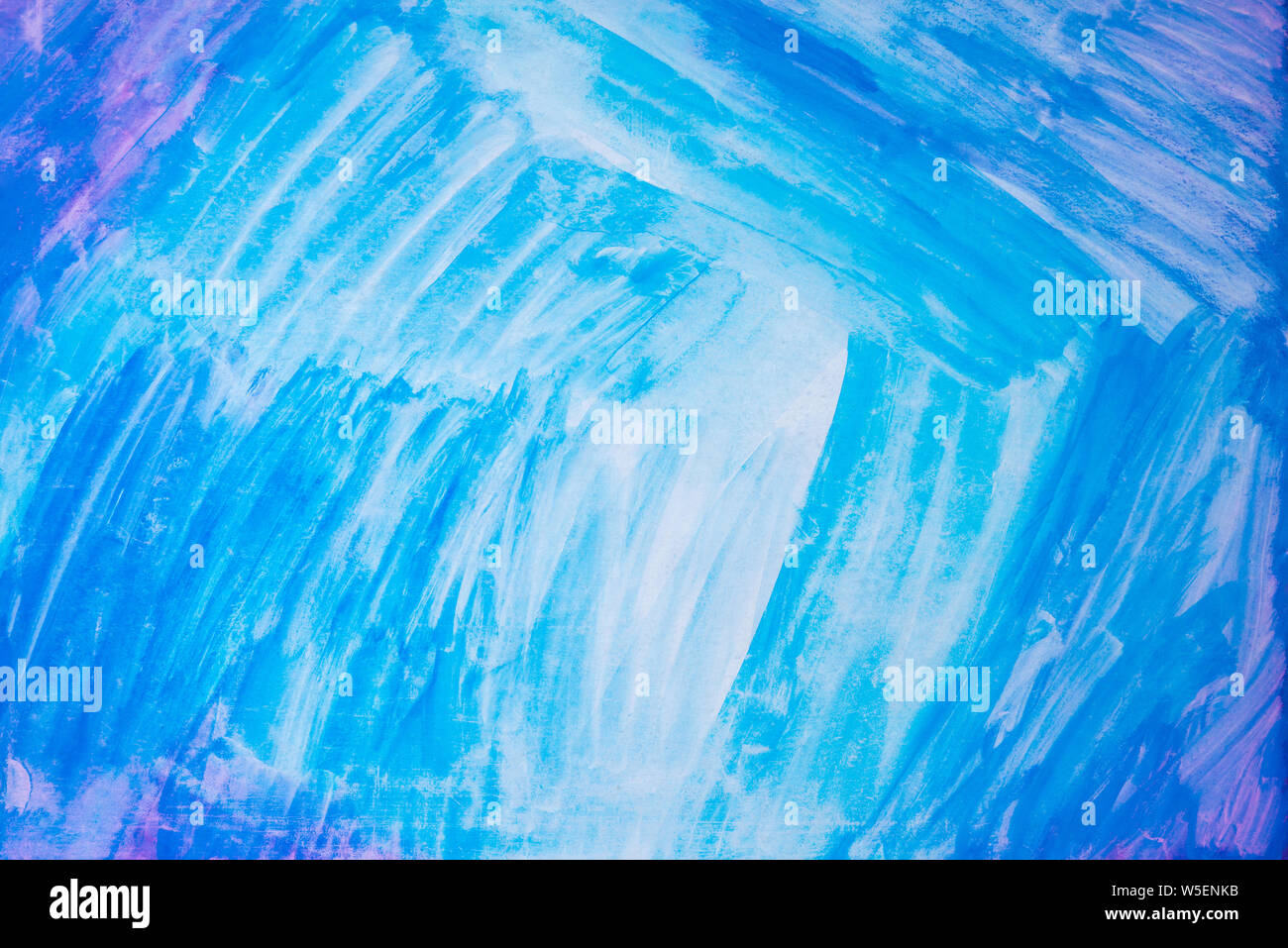 Matita blu scribble texture. abstract del crayon sfondo. Foto Stock