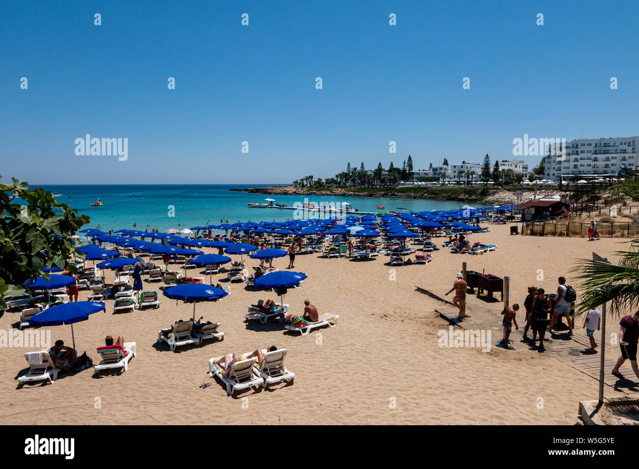 Protaras fronte mare, Protaras, Cipro Foto Stock