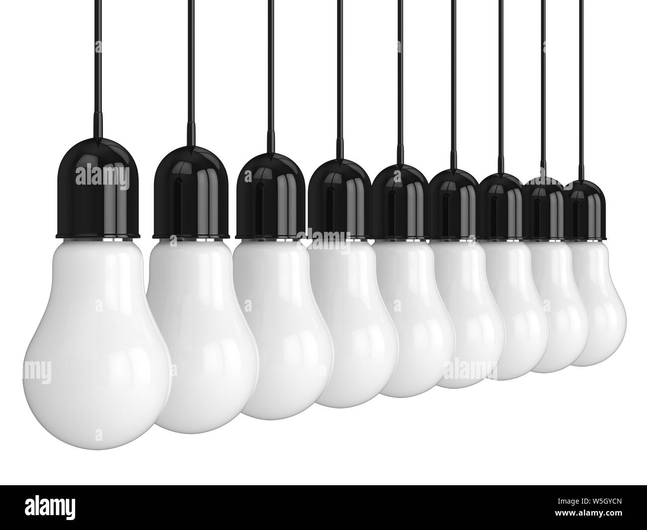 Risparmio energetico lampada a LED e pila di vecchie lampadine Foto stock -  Alamy