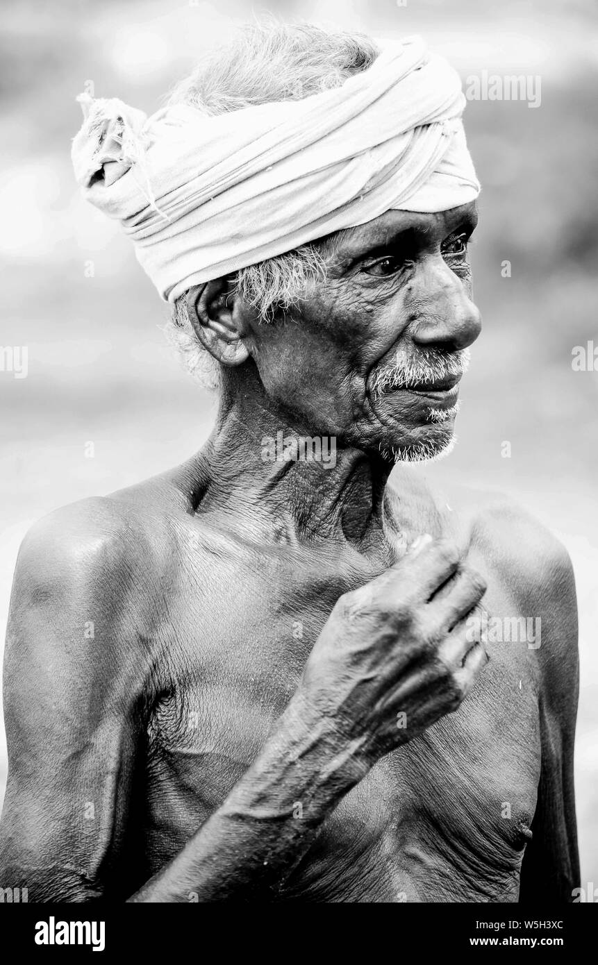 Rurale indiano Agricoltore Foto Stock