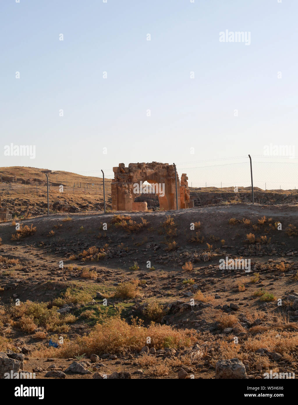 Prima università rovine Harran Sanliurfa la Turchia Foto Stock