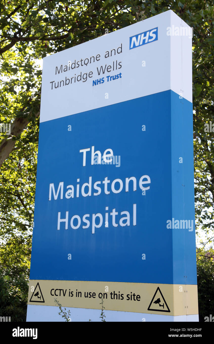 Il Maidstone Hospital Hermitage Lane, Maidstone Kent ME16 9QQ Foto Stock