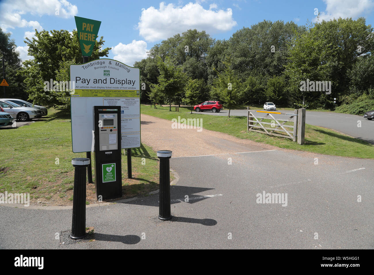 Leybourne Lakes Country Park Larkfield Kent Foto Stock