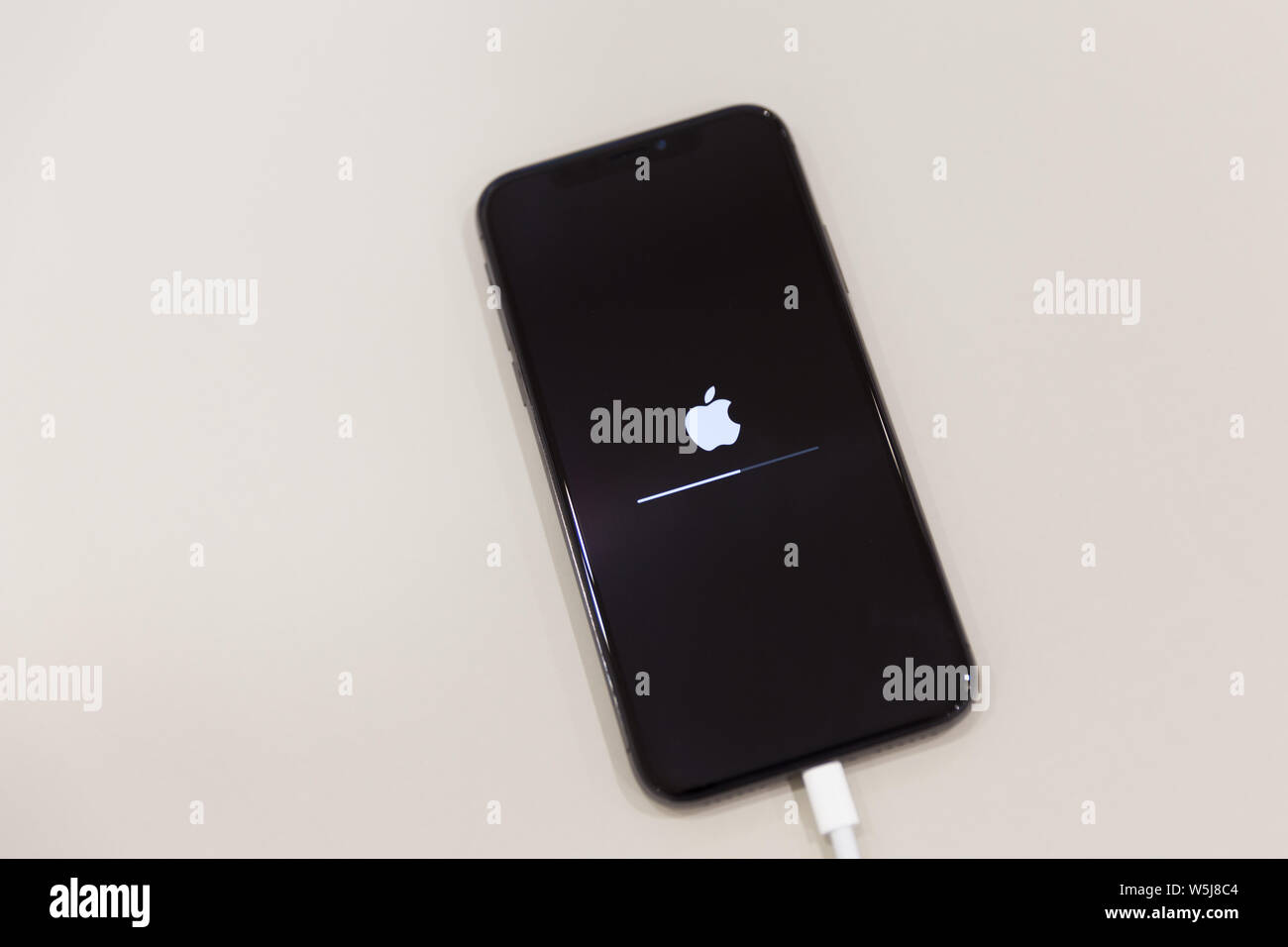 Mosca,RUSSIA 12 Novembre, 2017: Iphone X smart phone. Ultima Ap Foto Stock