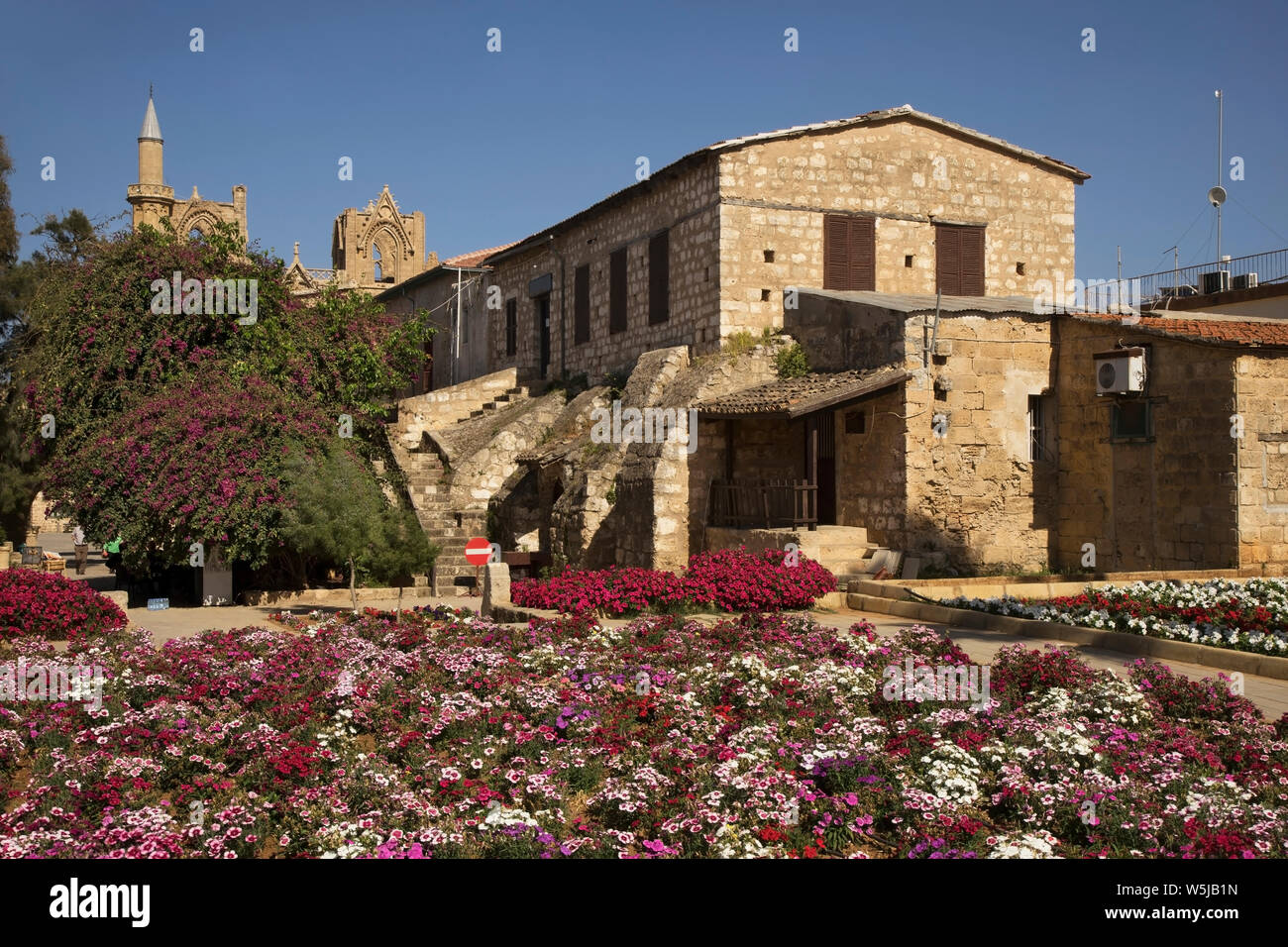 Il vecchio quartiere di Famagosta. Cipro Foto Stock