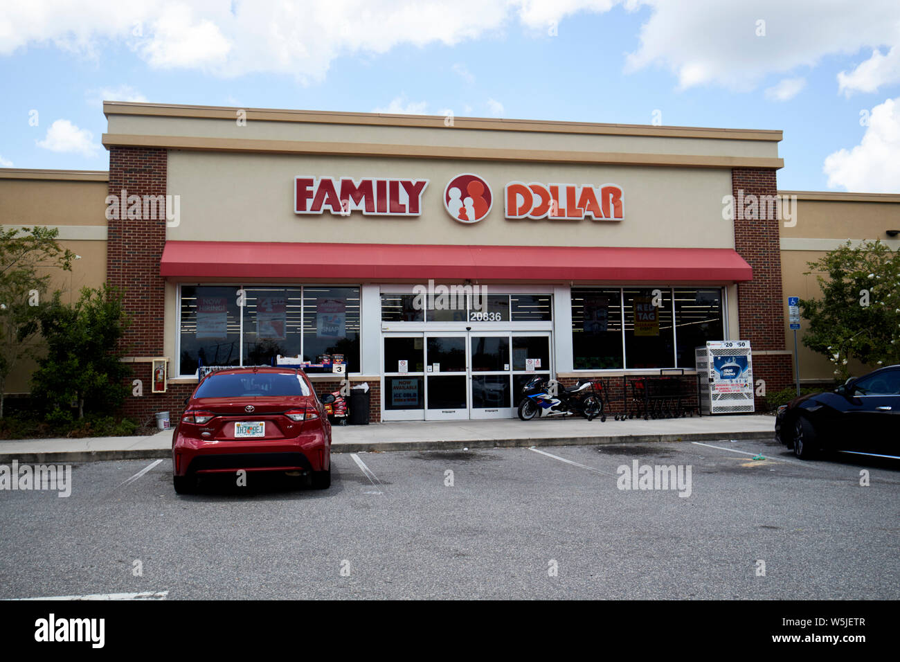 Famiglia Dollar Store varietà florida usa stati uniti d'America Foto Stock