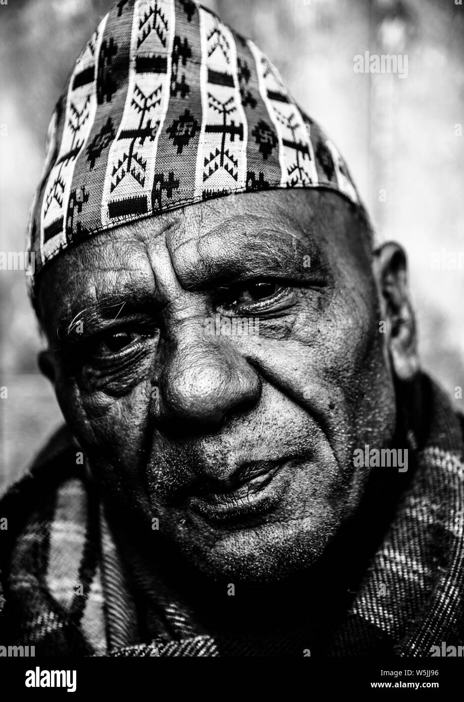 Persone rurali di Tikabhairav Nepal Foto Stock
