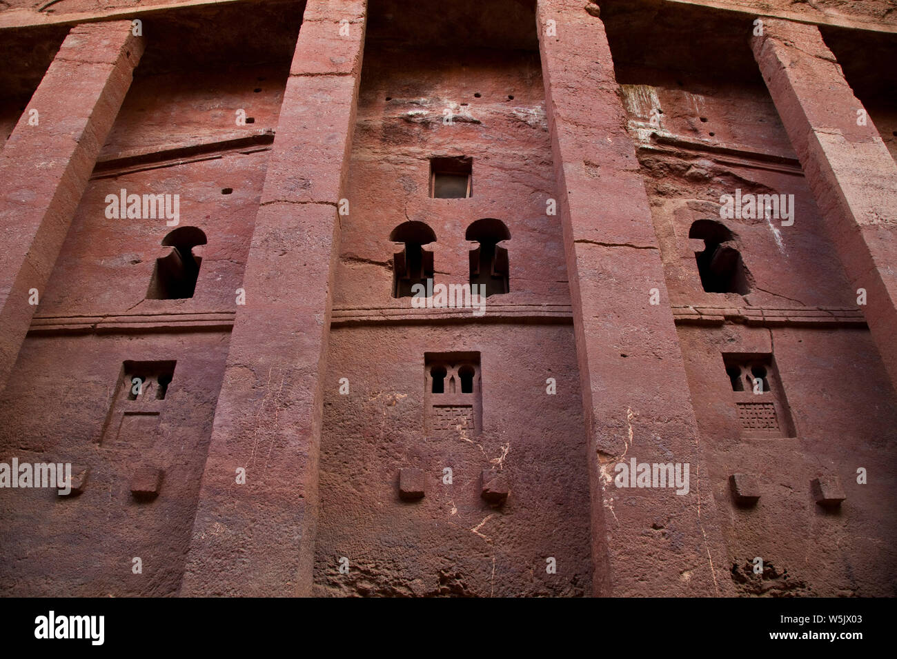 Iglesias de Lalibela, Lalibela, Etiopia, Africa Foto Stock