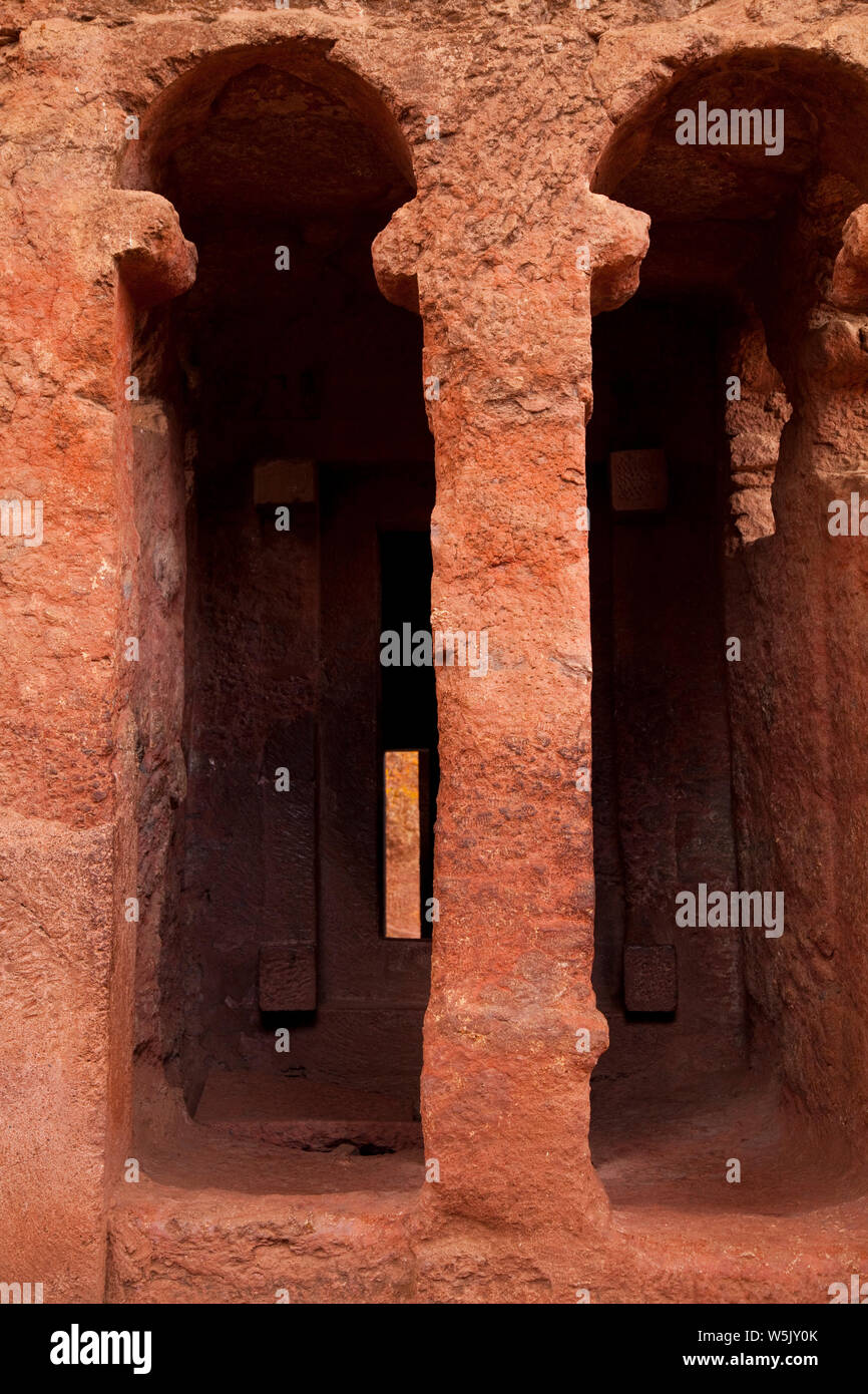 Iglesias de Lalibela, Lalibela, Etiopia, Africa Foto Stock