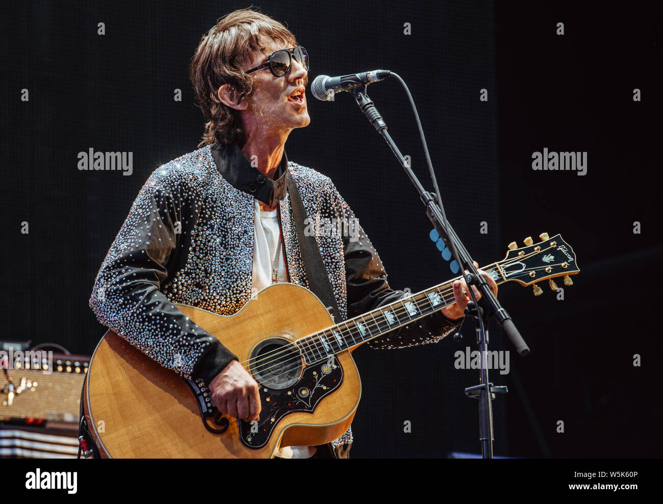 Liam Gallagher a Finsbury Park, London il Venerdì, 29 giugno 2018 Foto Stock