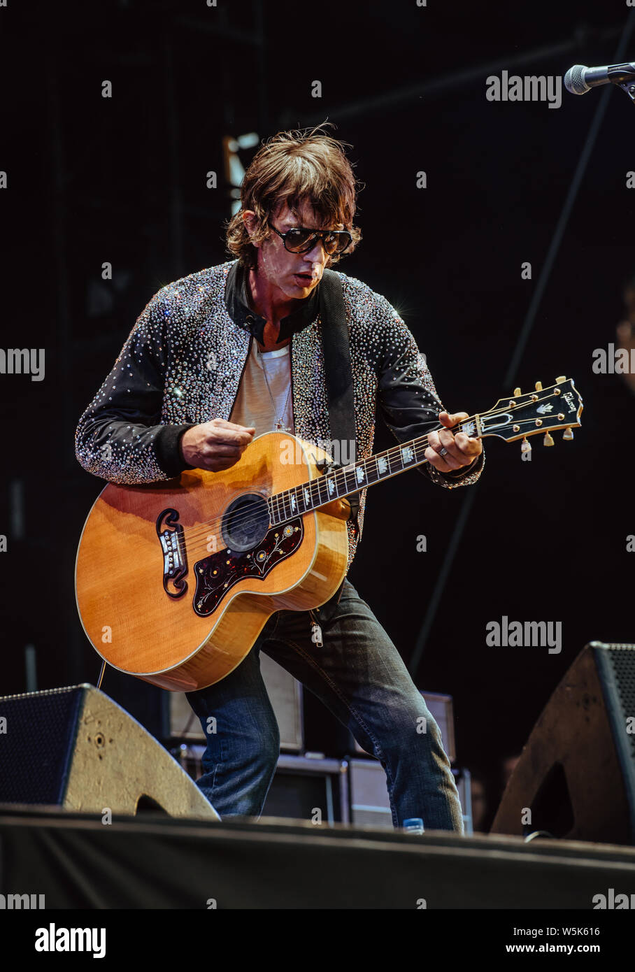 Liam Gallagher a Finsbury Park, London il Venerdì, 29 giugno 2018 Foto Stock