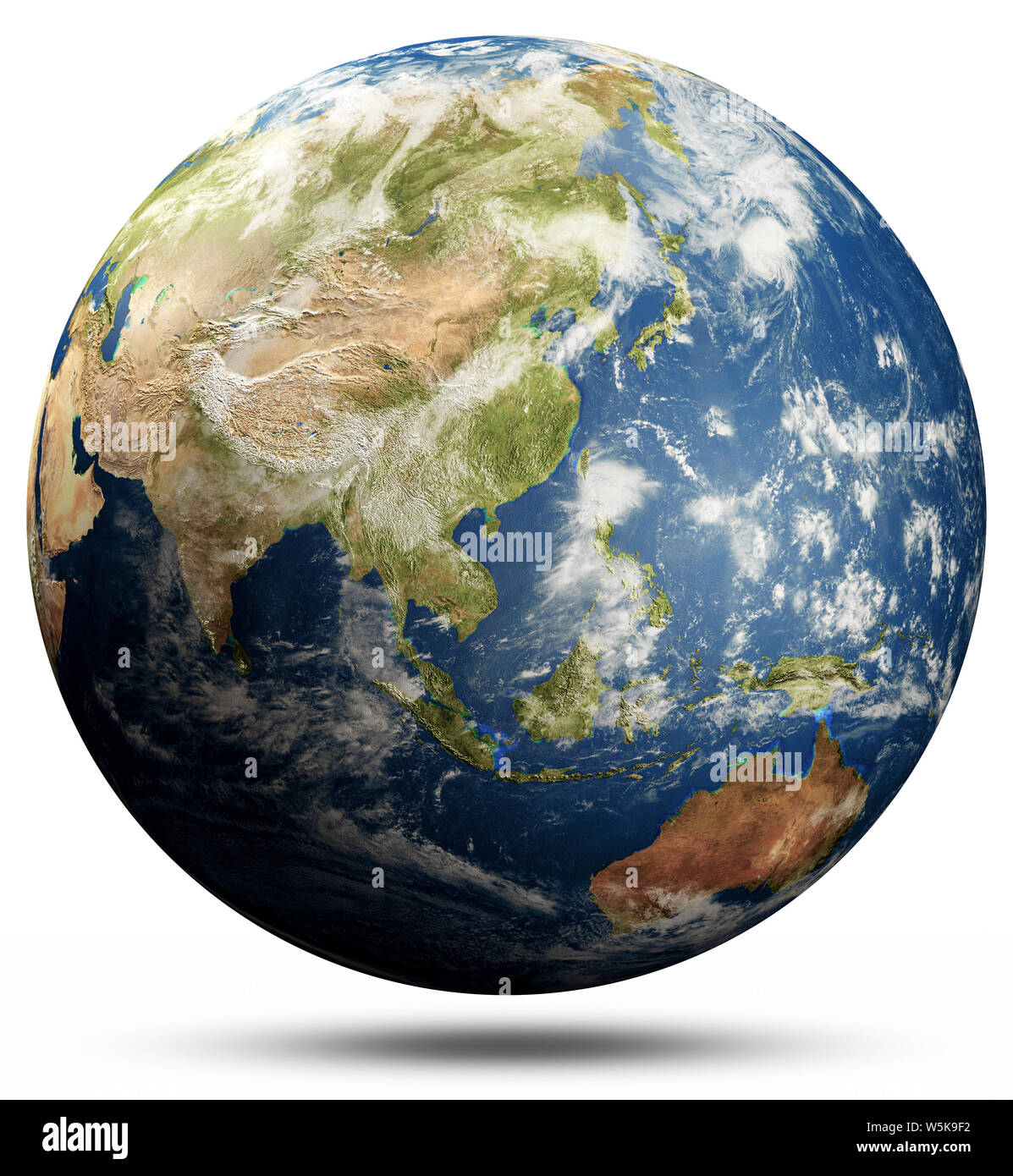 Il pianeta terra globo - Sud Est asiatico Foto Stock