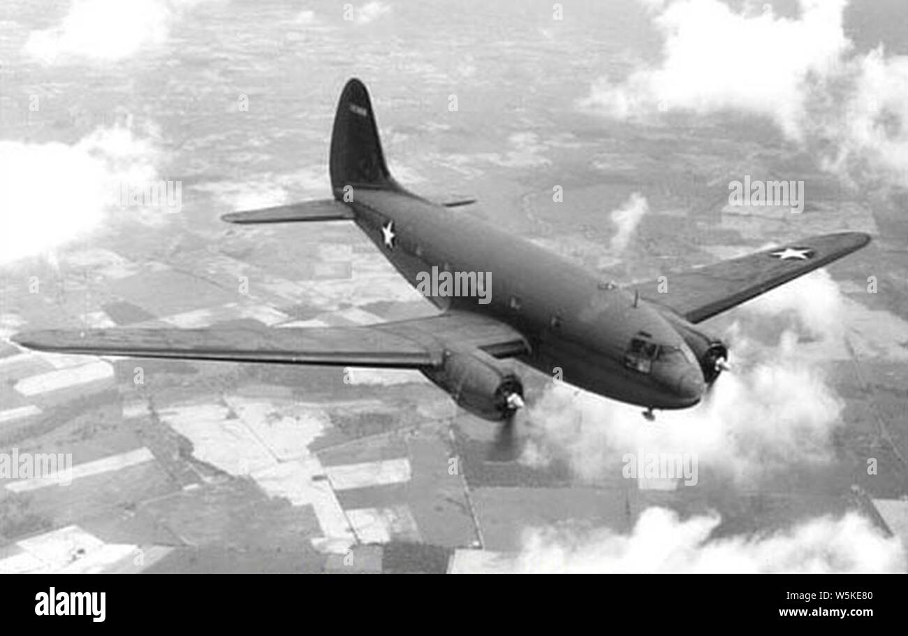 Curtiss C-46 Commando. Foto Stock