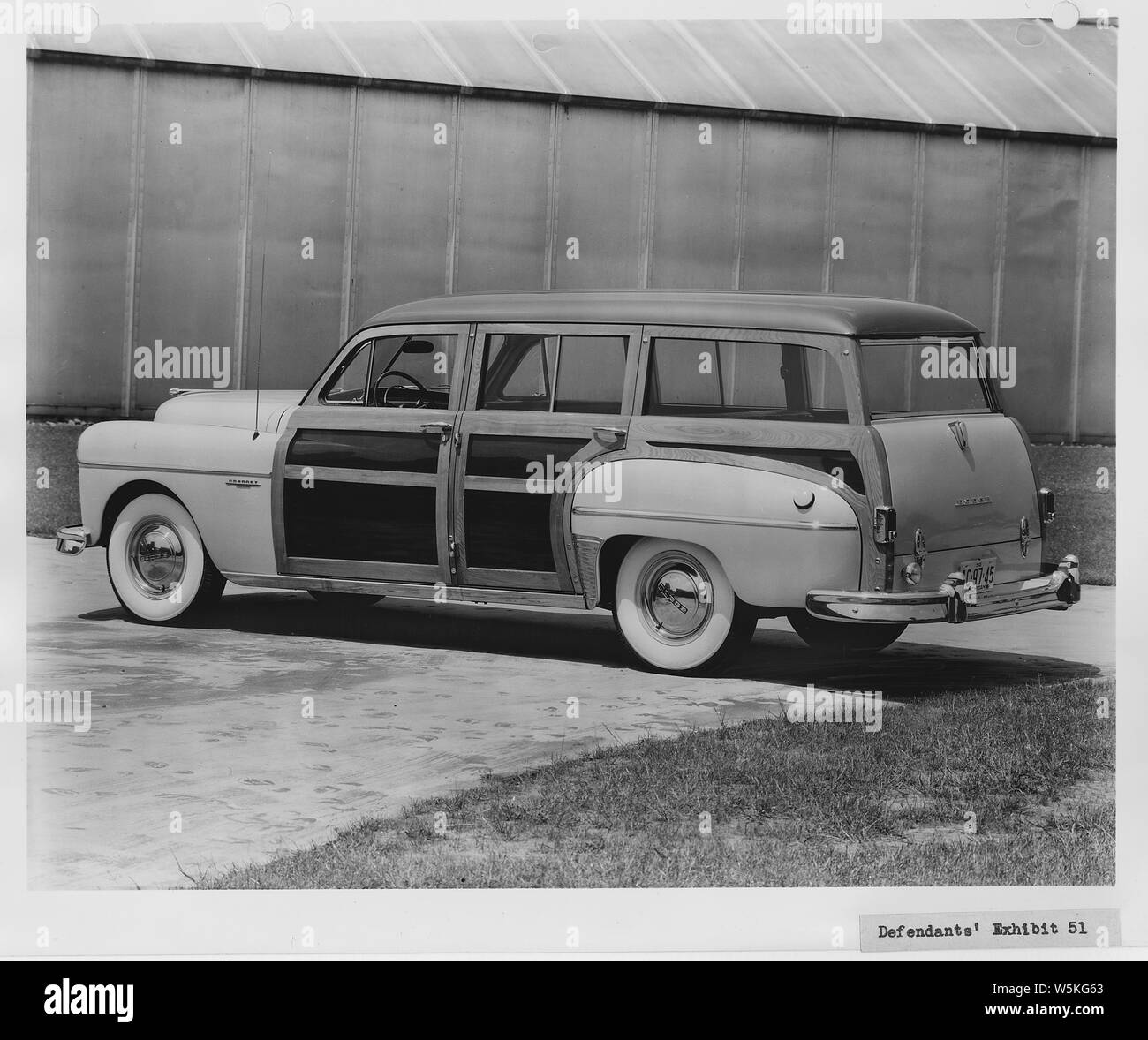 Chrysler Corporation autovetture e furgoni. Modelli 1946-1951; Portata e contenuto: fotografie di nuovi veicoli presi da una varietà di prospettive. Sono presenti di tanto in tanto di close-up di griglie. Foto Stock