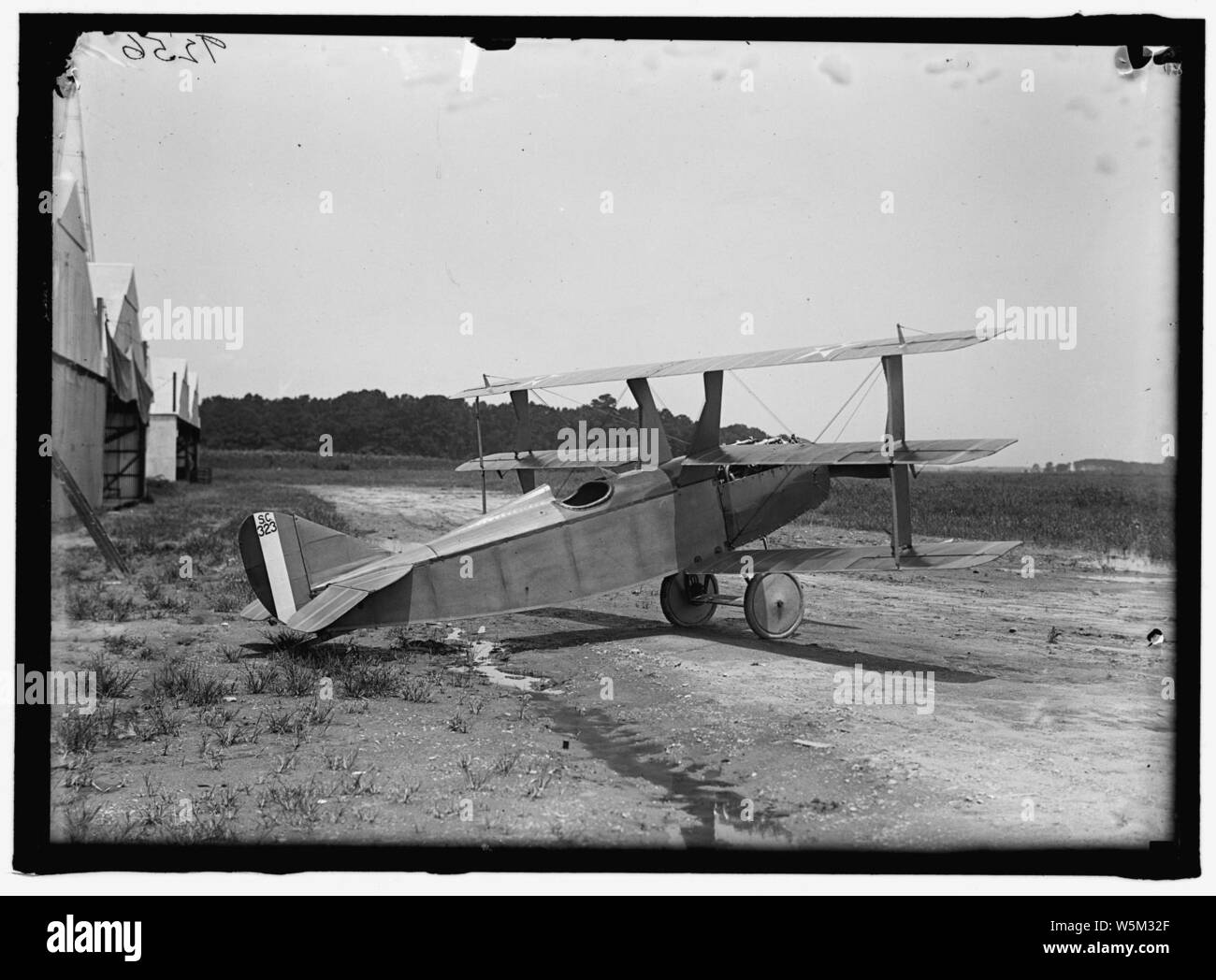 CURTISS aereo. KIRKHAM TRIPLANO. LANGLEY FIELD Foto Stock