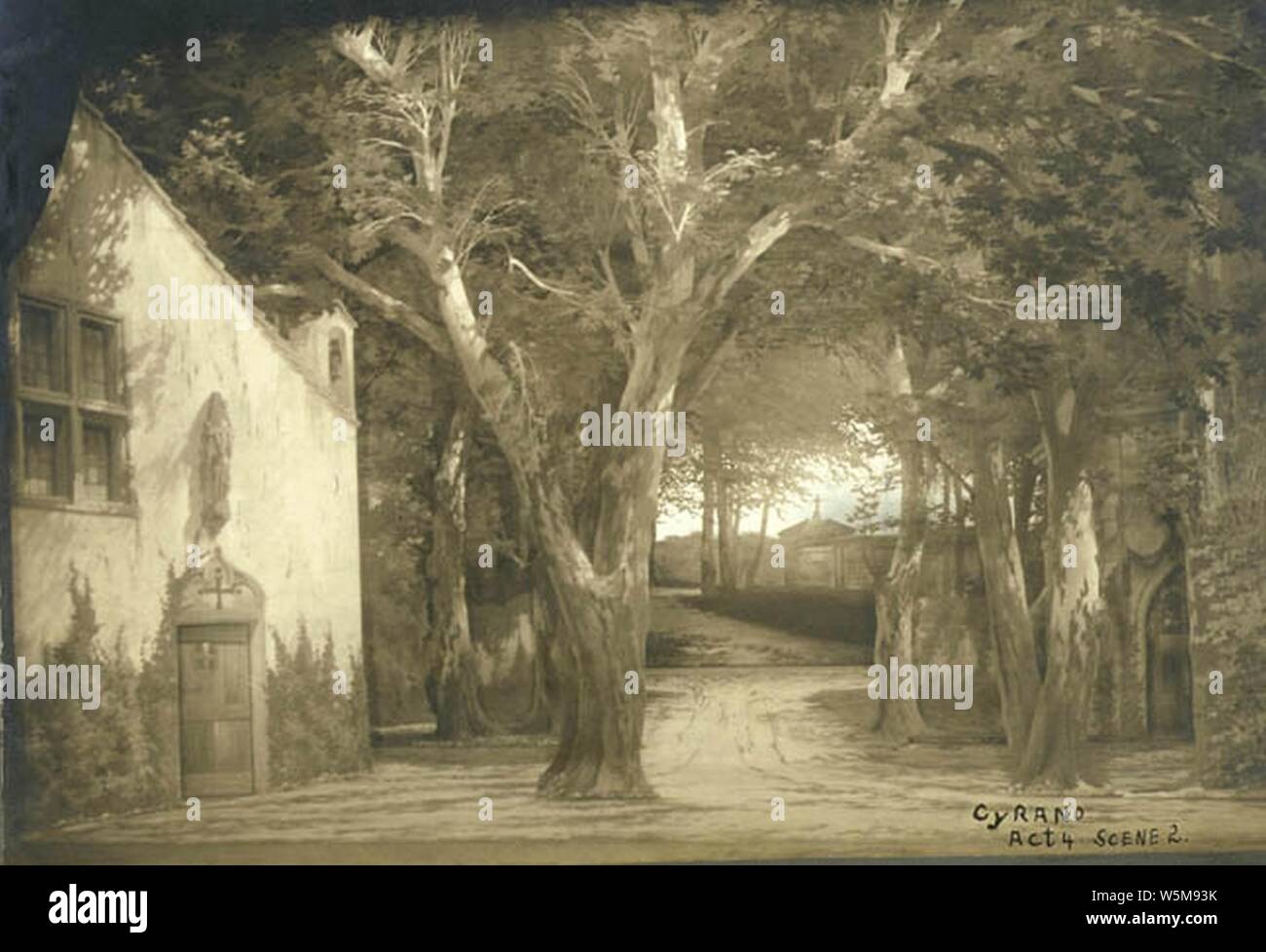 Hotel Cyrano Damrosch tappa regolare atto 4 scena 2. Foto Stock