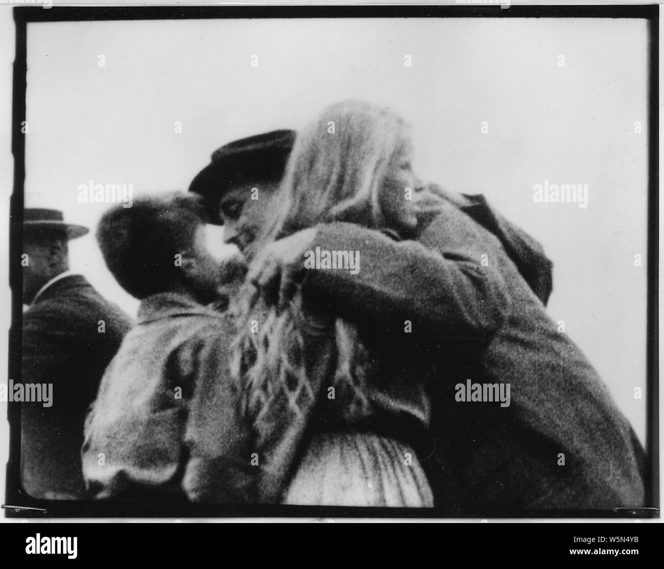 Franklin D. Roosevelt, Anna e Franklin D. Roosevelt jr Foto Stock