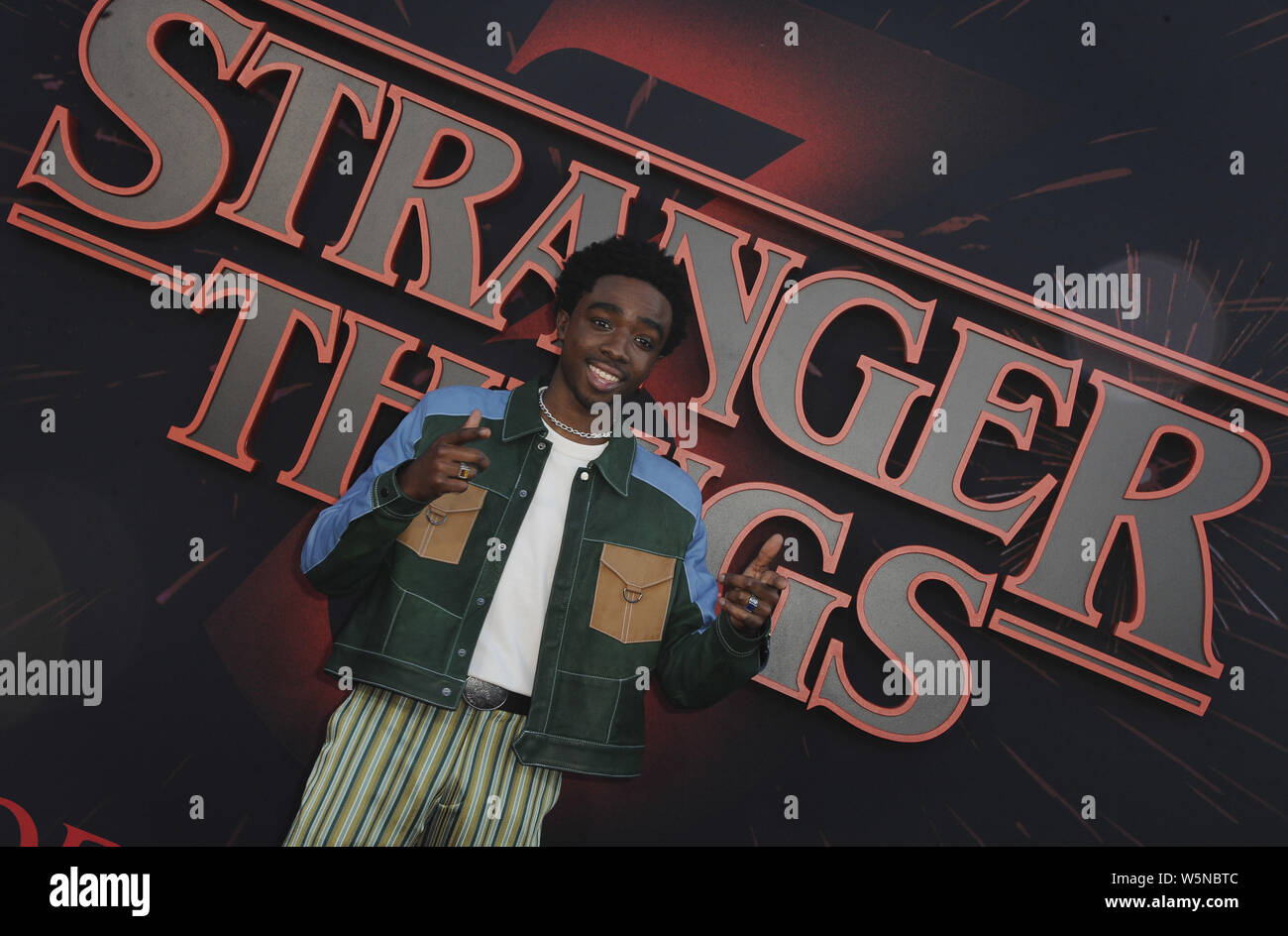 Straniero cose 3 Season premiere con: Caleb McLaughlin dove: Los Angeles, California, Stati Uniti quando: 28 giu 2019 Credit: Apega/WENN.com Foto Stock