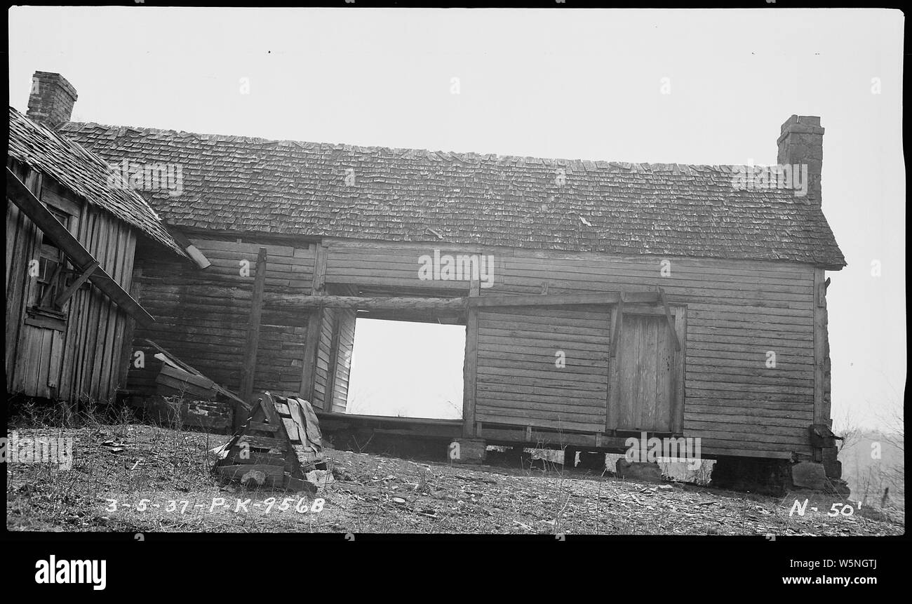Hastings, J.A. home dalla parte posteriore; design insolito Foto Stock