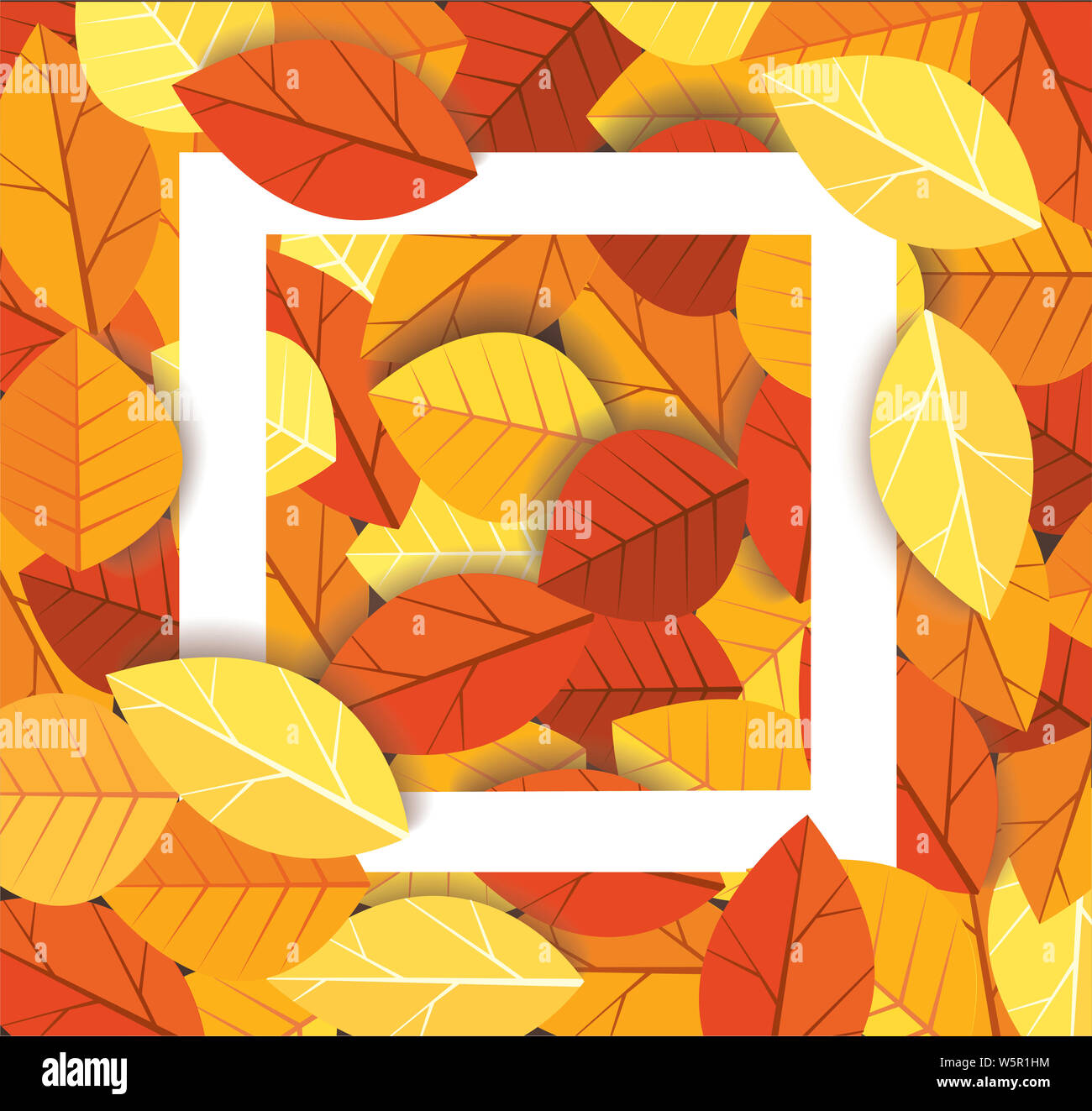 Foglie di autunno sfondo Foto Stock