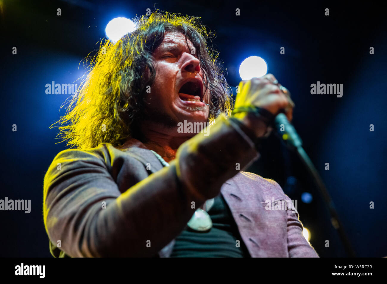 Rivale figli esibirsi dal vivo sul palco a Lisboa Ao Vivo a Lisbona, Portogallo. Dotato di: Jay Buchanan, rivale figli dove: Lisbona, Lisbona area metropolitana, Portogallo quando: 28 giu 2019 Credit: Rui M Leal/WENN.com Foto Stock