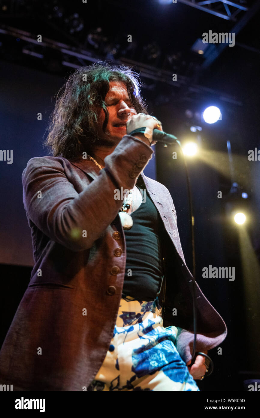 Rivale figli esibirsi dal vivo sul palco a Lisboa Ao Vivo a Lisbona, Portogallo. Dotato di: Jay Buchanan, rivale figli dove: Lisbona, Lisbona area metropolitana, Portogallo quando: 28 giu 2019 Credit: Rui M Leal/WENN.com Foto Stock