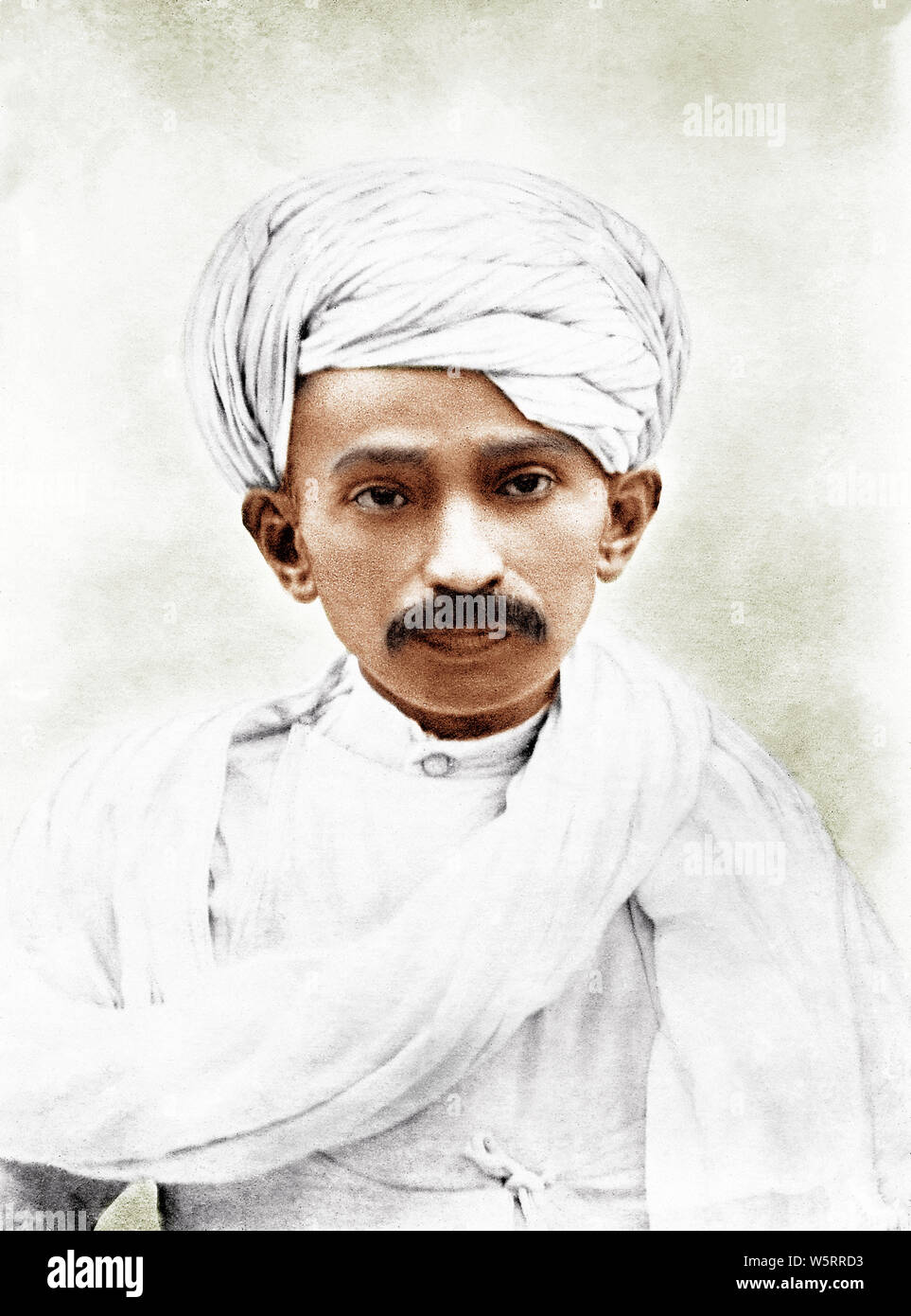Vecchia foto d'epoca del Mahatma Gandhi India Asia 4 Febbraio 1916 Foto Stock