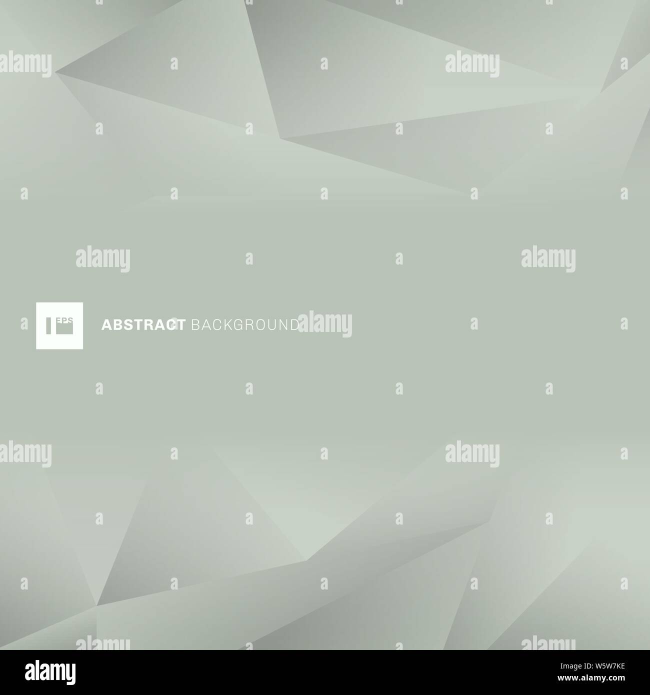 Abstract verde a basso poligono stile alla moda con spazio per il testo. Geometrica di colore grigio Sfondo poligonale. Illustrazione Vettoriale Illustrazione Vettoriale
