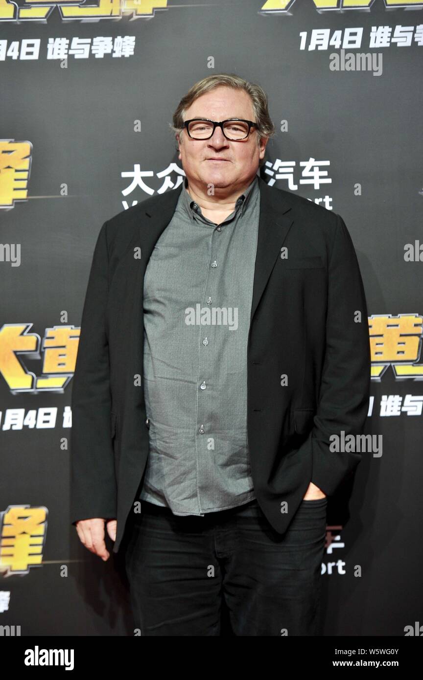 Film americano produttore Lorenzo di Bonaventura assiste la premiere evento per il nuovo film "Bumblebee' a Pechino, in Cina, il 14 dicembre 2018. Foto Stock