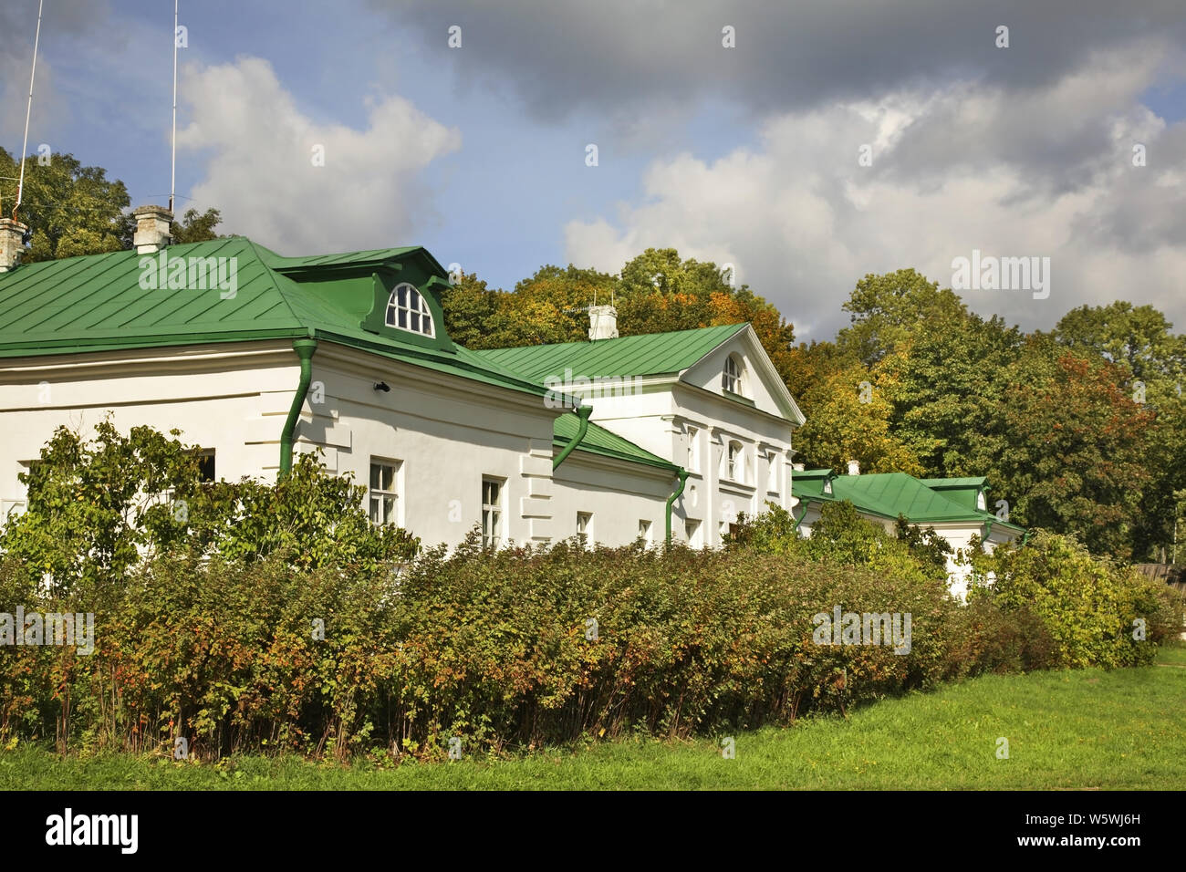Yasnaya Polyana - Bright Glade Homestead. Casa di Volkonsky nel museo di Leo Tolstoj. Tula oblast. La Russia Foto Stock