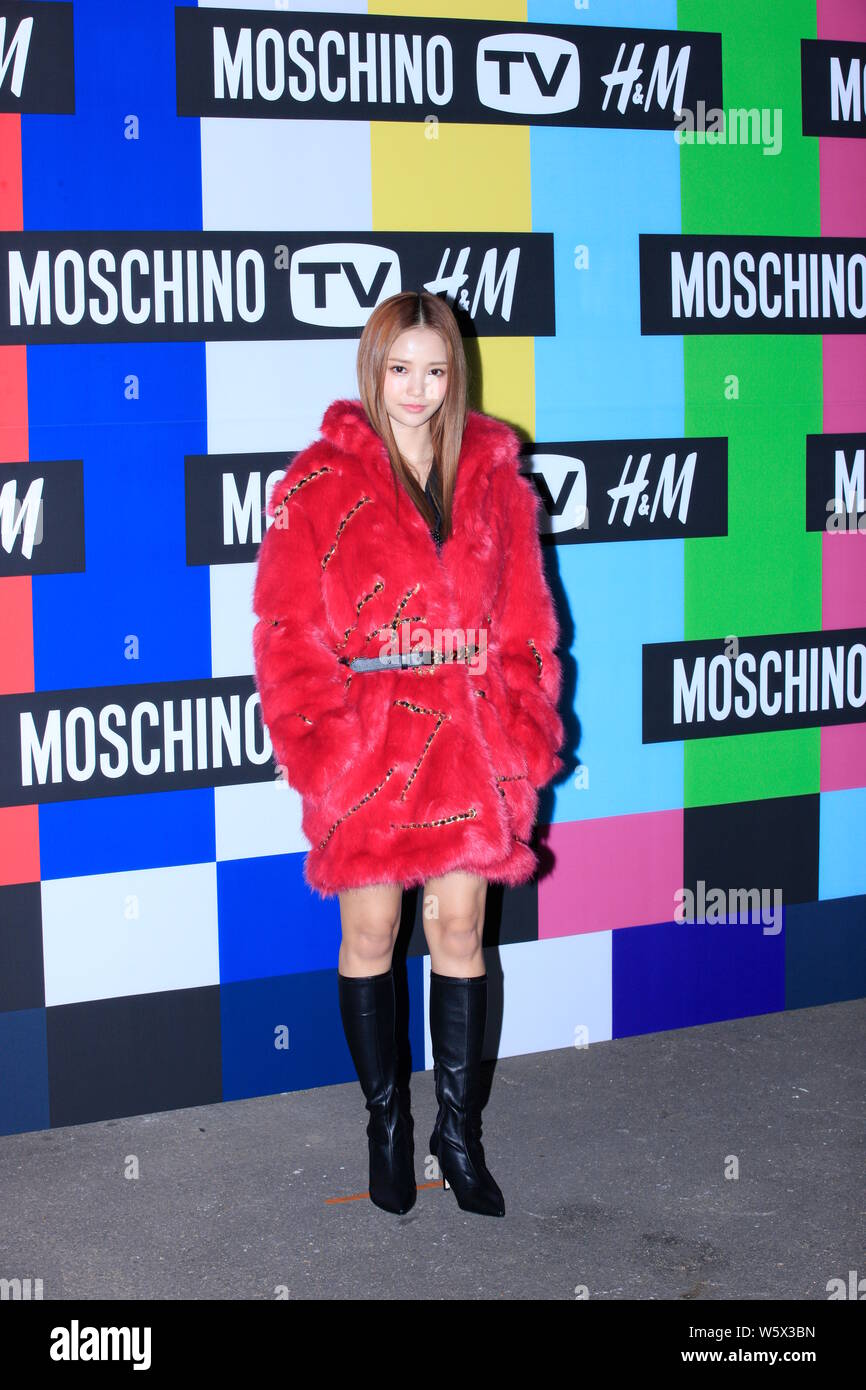Sud attrice coreana ha Yeon-soo arriva per il fashion party per il lancio  del Moschino [TV] H&M collezione di Seoul, 6 novembre 2018 Foto stock -  Alamy