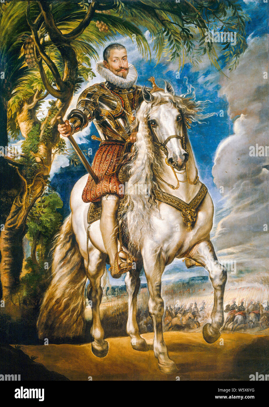 Peter Paul Rubens, Ritratto equestre del Duca di Lerma, pittura, 1603 Foto Stock