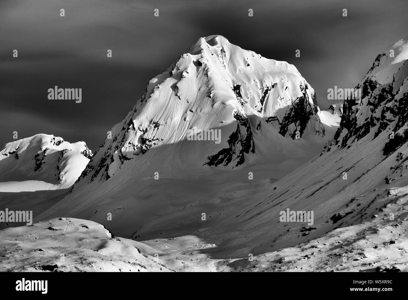 Chugach Mountains, Valdez, Prince William Sound, Alaska, STATI UNITI D'AMERICA Foto Stock